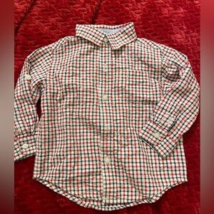 NWOT Janie and Jack Plaid Button Down Shirt
